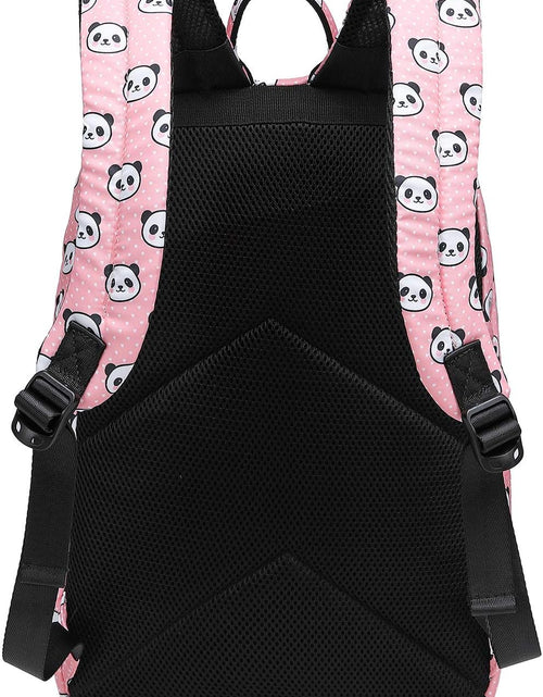 Load image into Gallery viewer, Lightweight Cute Panda Backpacks for Girls School Backpacks with Lunch Bag (Panda Pink Set)
