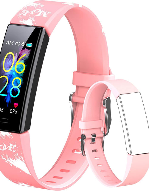 Load image into Gallery viewer, Kids Watch Fitness Tracker, Fitness Watches for Kids, Activity Tracker with Pedometers, Stopwatch, IP68 Waterproof, 11 Sport Modes Smart Watch for Kids Age 6-16 Years Old
